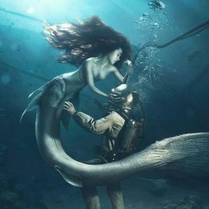 The unexpected encounter between a diver and a mermaid and the story that follows..