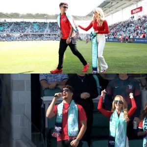 ‘Definitely’ – Brittany and Patrick Mahomes declare that they want Taylor Swift to join them next as go nuts at NWSL game