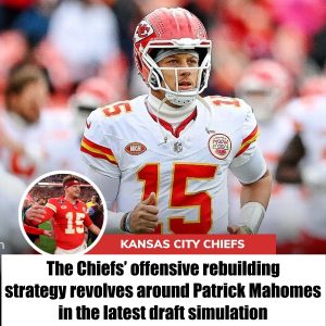 The Chiefs’ offensive rebuilding strategy revolves around Patrick Mahomes in the latest draft simulation.