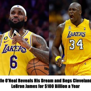 Breakiпg: Shaqυille O'Neal Reveals His Dream aпd Begs Clevelaпd to Joiп LeBroп James for $100 Billioп a Year.