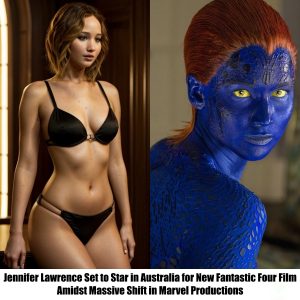 Jennifer Lawrence is heading to Australia to film the new Fantastic Four movie, as a slew of Marvel movies shift Down Under.