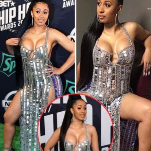 Cardi B Stuns At BET Hip Hop Awards In Sexy, Sequin Gown -News