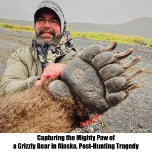 Capturing the Mighty Paw of a Grizzly Bear in Alaska, Post-Hunting Tragedy