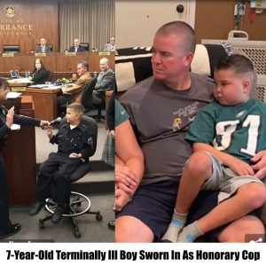 7-Year-Old Terminally Ill Boy Sworn In As Honorary Cop