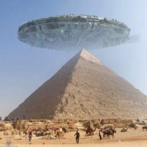 The Egyptian pyramid experienced an abrupt visitation from a UFO, triggering a sudden and intense explosion that left people in awe.