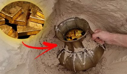 Breaking: Unbelievable gold box worth 200 billion dollars was found in the desert in the Arab Emirates.