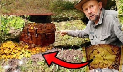 Breaking: The luckiest 80-year-old man in the world thanks to an ancient map that leads us to the great treasure left by American soldiers in a cave.